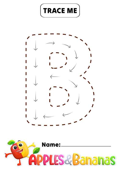 Trace Me — Letter B
